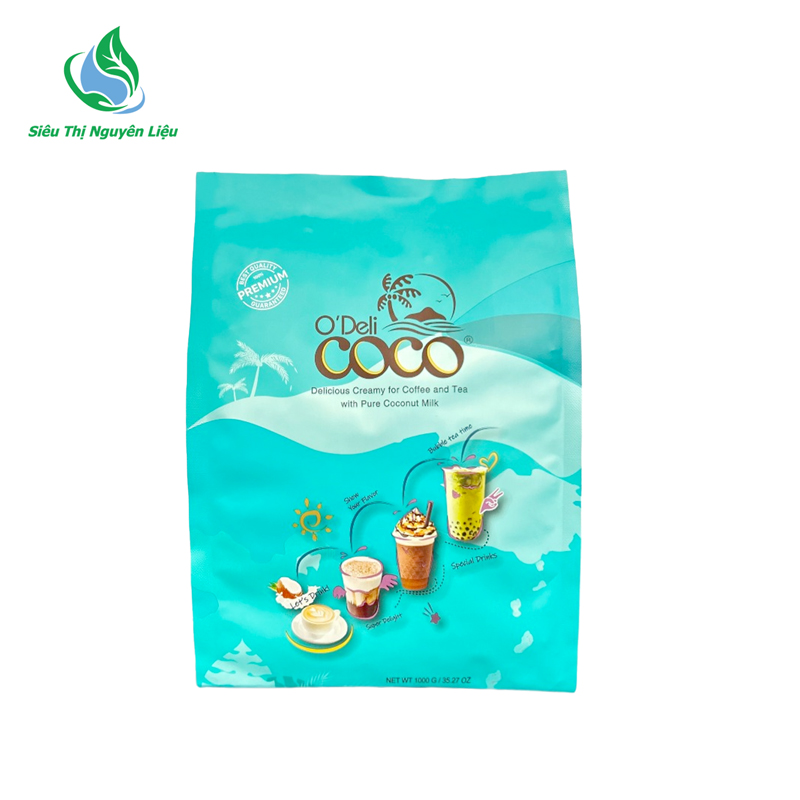 Bột Kem Sữa Dừa Nguyên Chất Odeli Coco 1kg