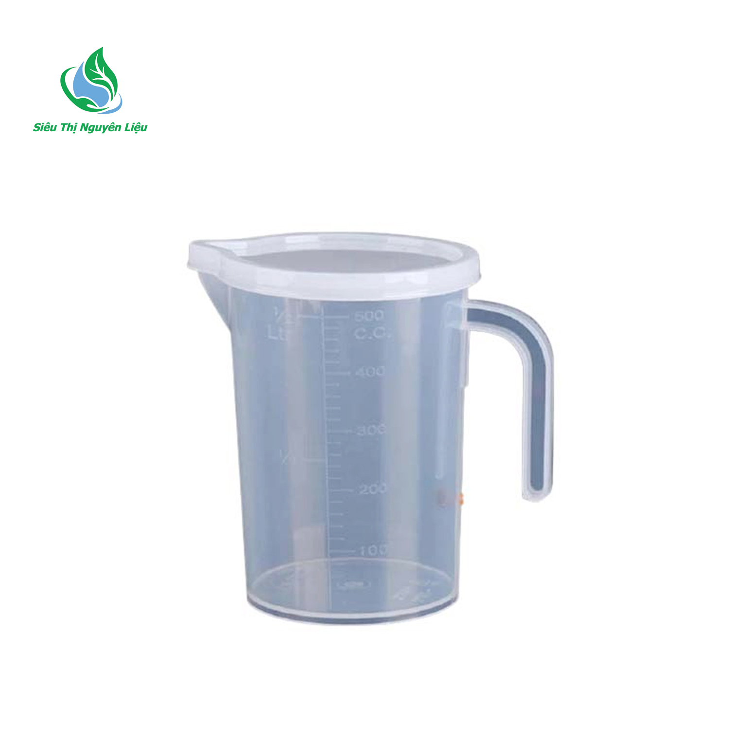 Ca 500ml vạch trắng có nắp