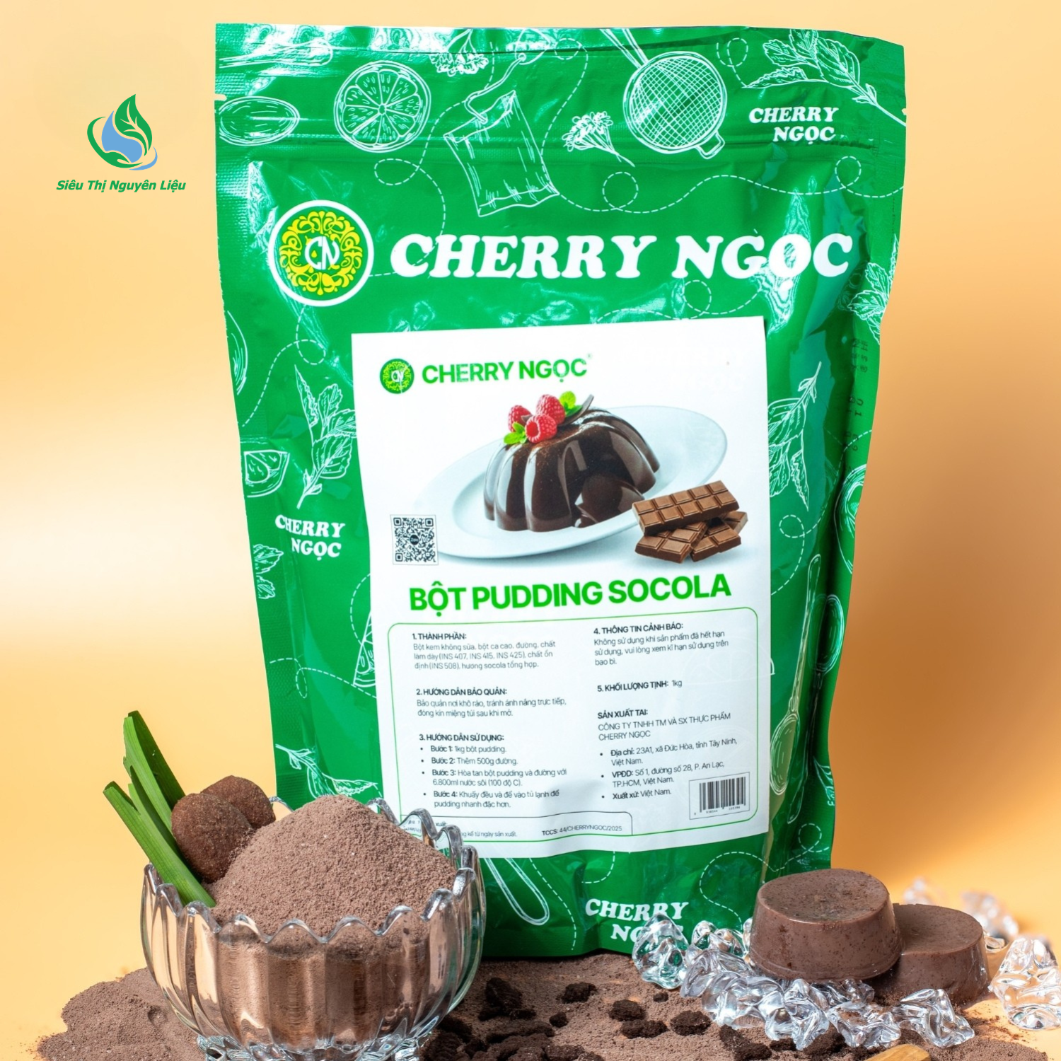 PUDDING CHERRY NGỌC VỊ SOCOLA 1KG