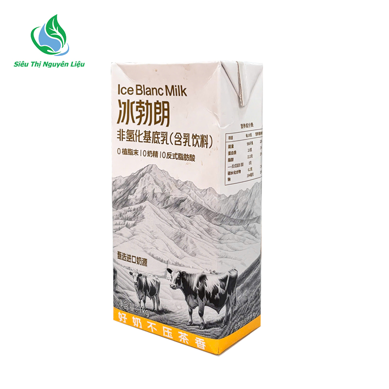 Sữa Tươi ICE BLANC MILK Pha Chế Không Chất Béo Chuyển Hoá