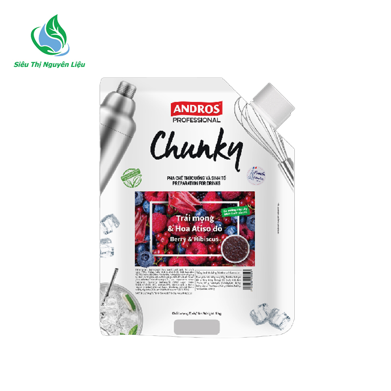 Chunky Andros Trái mọng & Hoa Atiso đỏ