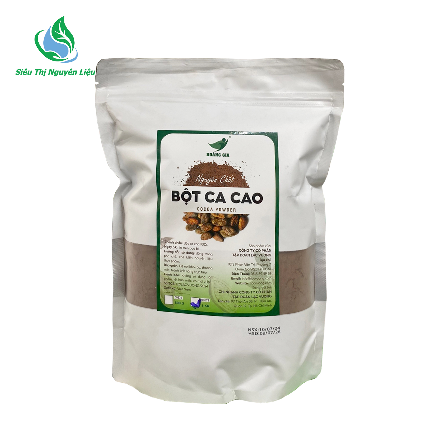 HG_Bột Ca Cao Hoàng Gia 1kg