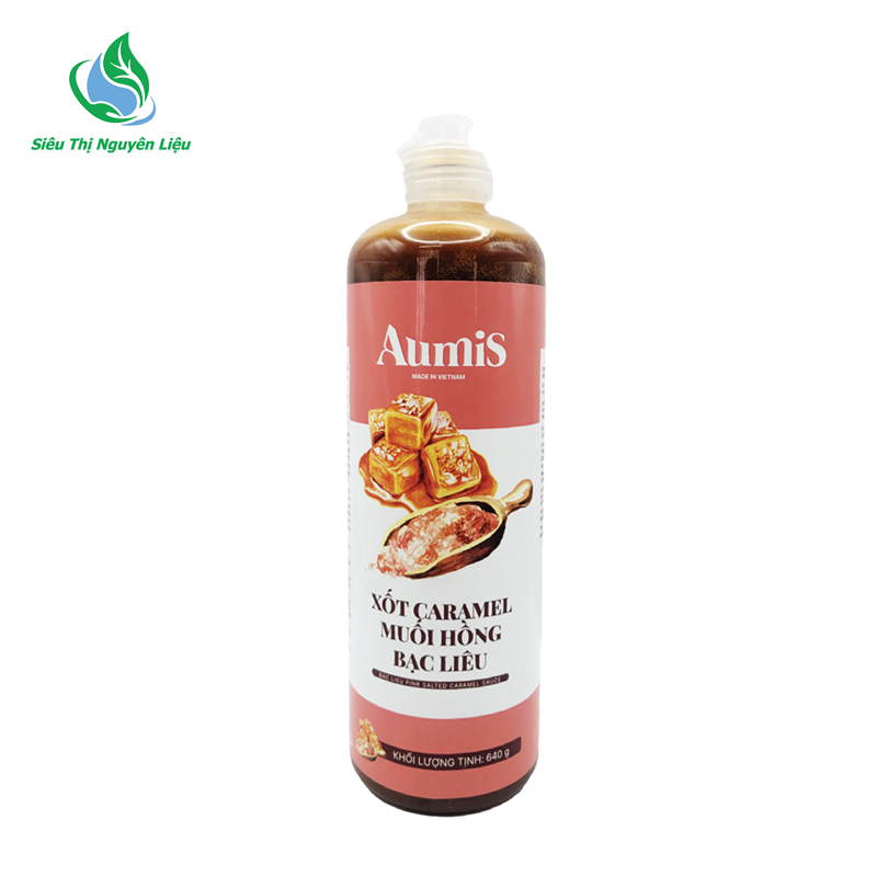 Sauce Aumis Caramel muối hồng 640g