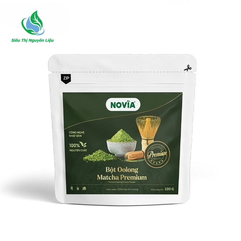 Bột Oolong Matcha Premium Novia 100g