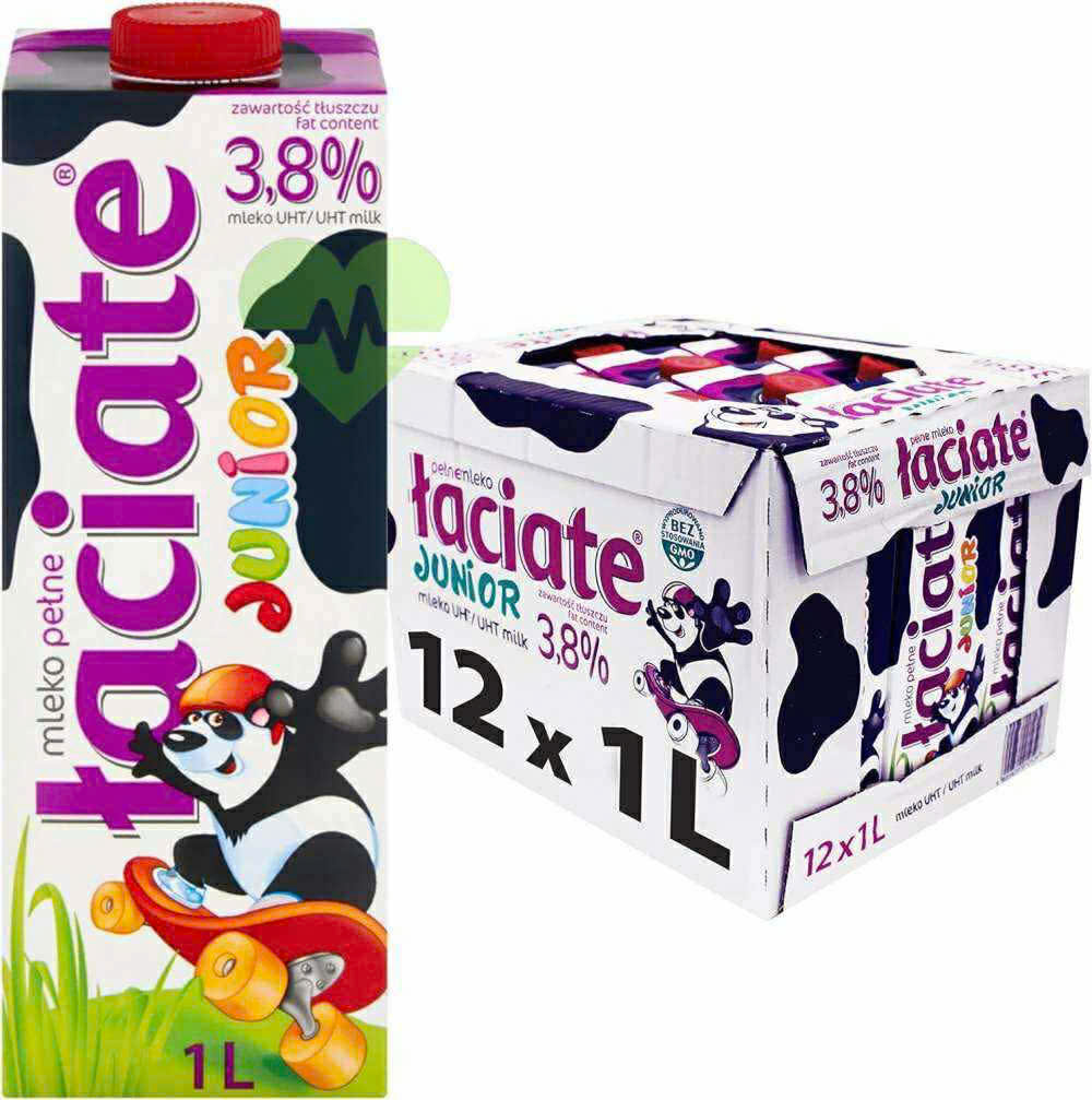 SỮA TƯƠI NGUYÊN KEM TIỆT TRÙNG LACIATE 3,8% BÉO BA LAN 1L