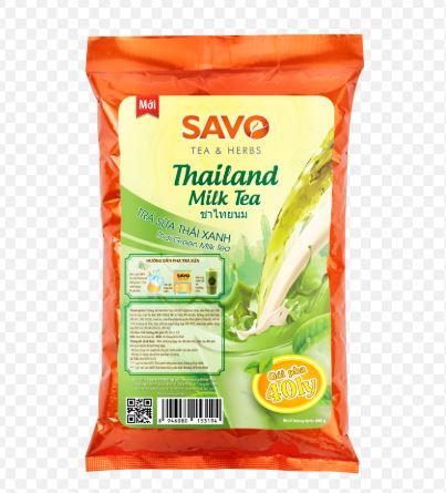 Trà Savo Trà Sữa Thái Xanh 600g