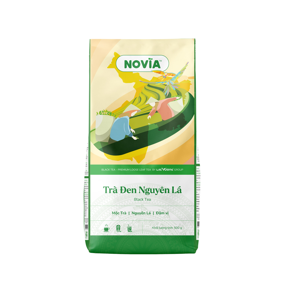 Trà đen Nguyên lá Novia 500g