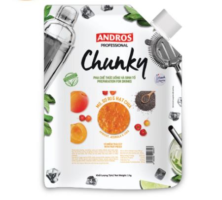 Chunky Andros Mơ Sơ Ri - Hạt Chia