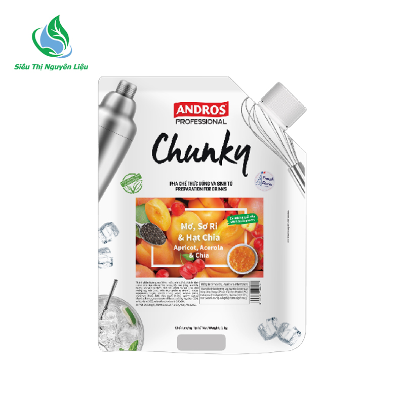 Chunky Andros Mơ Sơ Ri - Hạt Chia