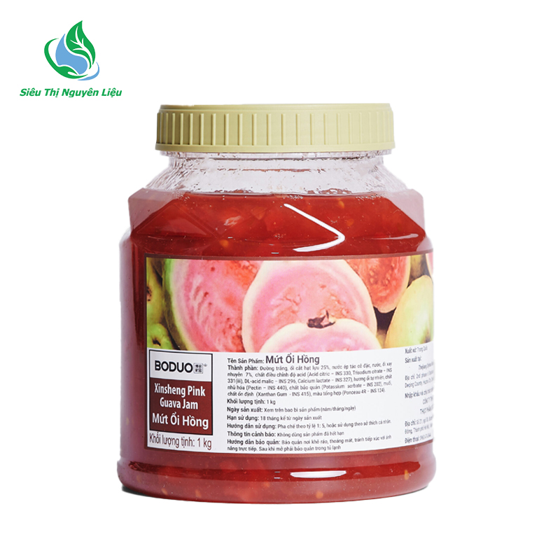 Mứt Boduo 1kg ổi hồng