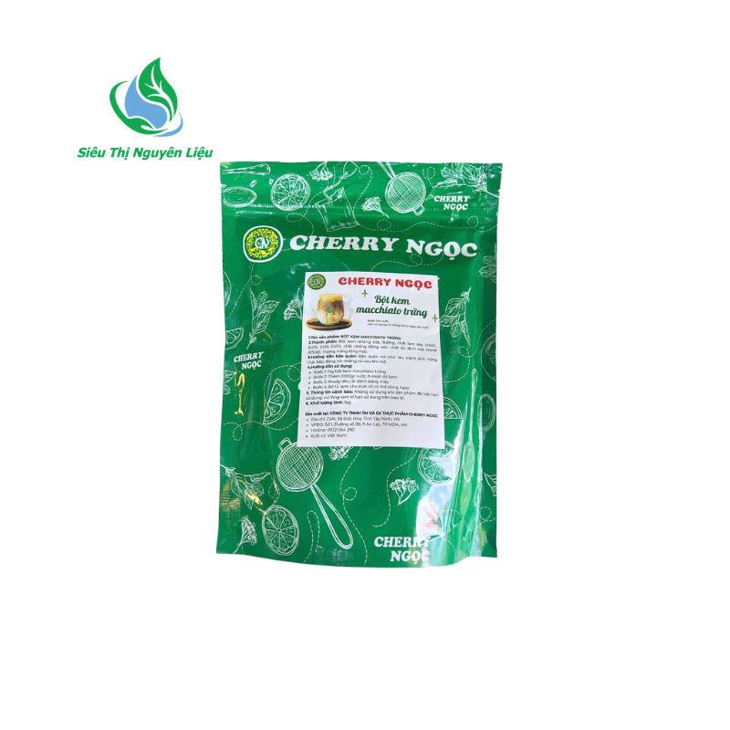 Bột Kem Machiato Cherry Ngọc vị Trứng 1kg