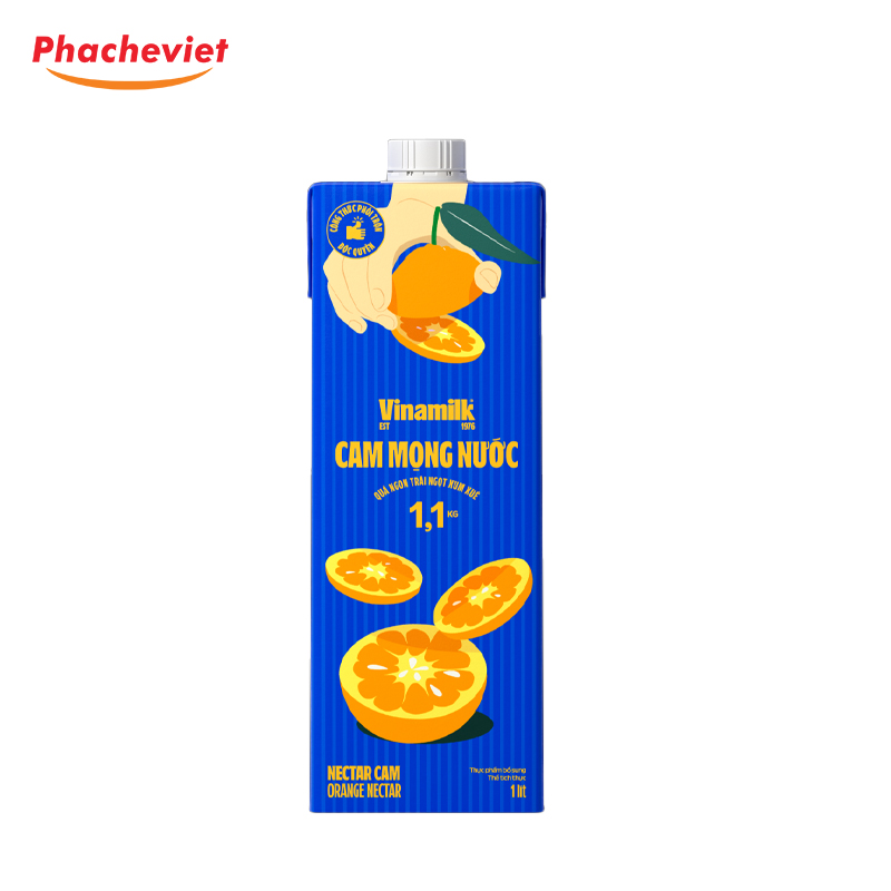 Nước Ép Vfresh Cam 1L Thùng 12 hộp