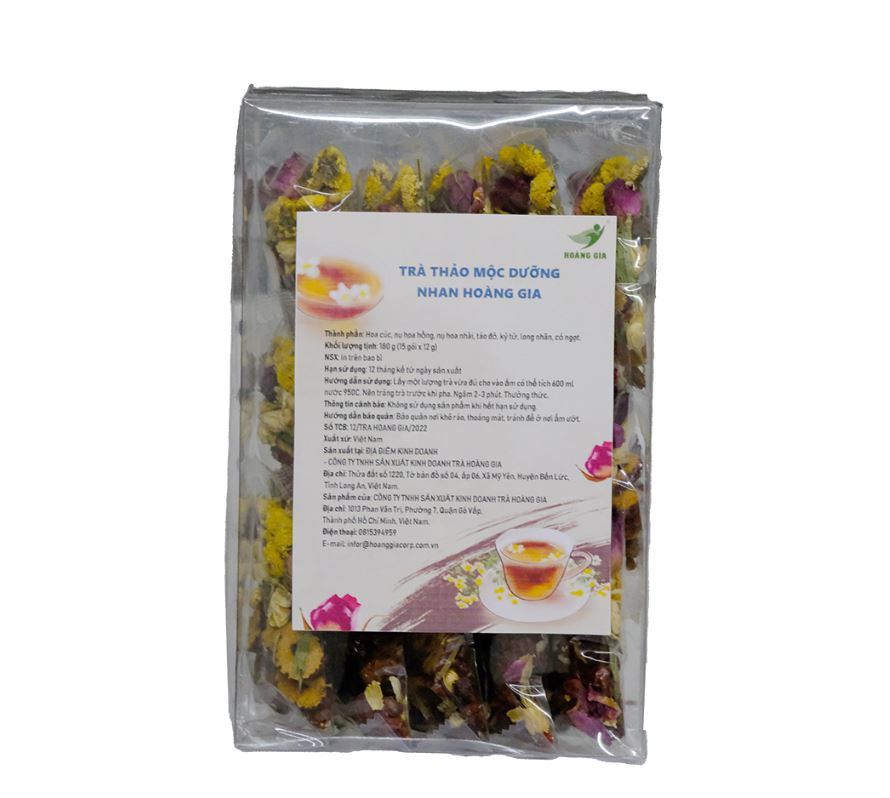 Trà thảo mộc Hoàng Gia 180 gr