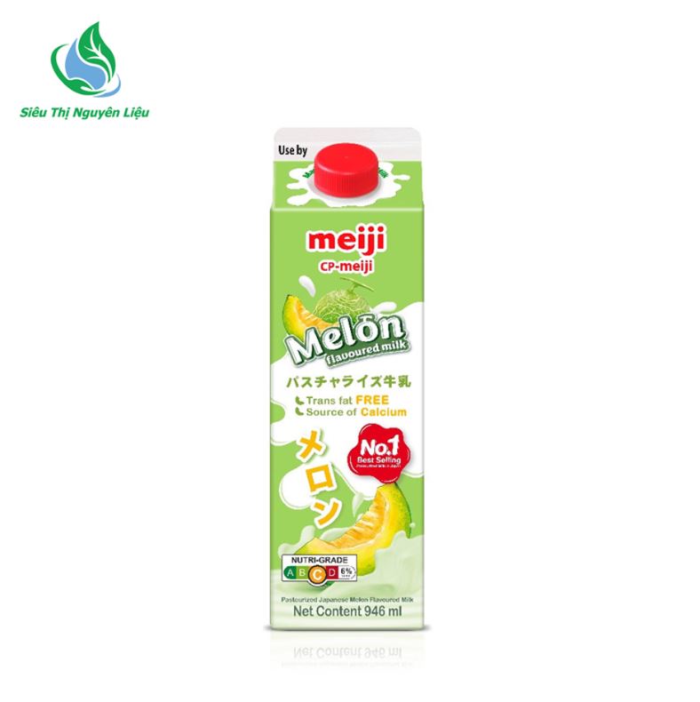 Sữa Tươi Thanh Trùng Meiji Dưa lưới 946ml