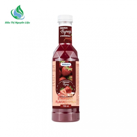 Syrup Boduo Premium Dâu 750ml