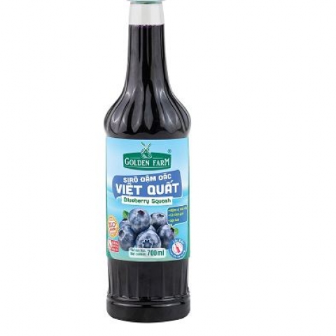 Syrup Đậm Đặc Việt Quất Golden Farm