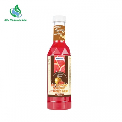 Syrup Boduo Premium Bưởi hồng 750ml