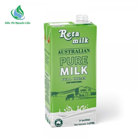 Sữa tươi Úc Reta Ít đường