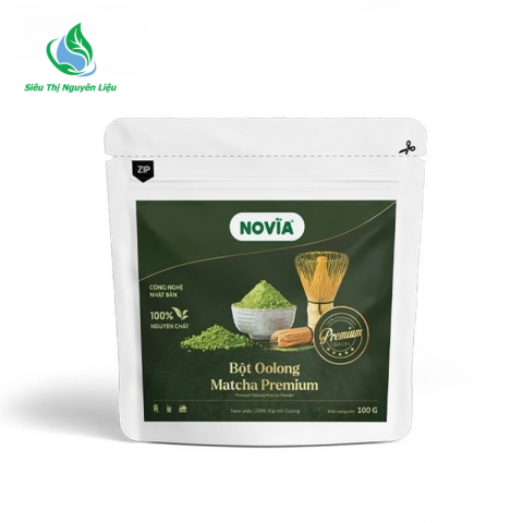 Bột Oolong Matcha Premium Novia 100g
