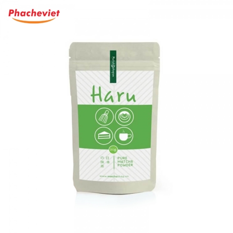 Bột Trà Xanh Matcha Haru Nhật Bản 100g