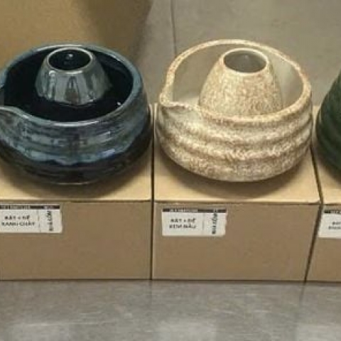 Bộ Dụng Cụ 4 Món Pha Matcha Bằng Sứ Cao Cấp NGẪU NHIÊN 