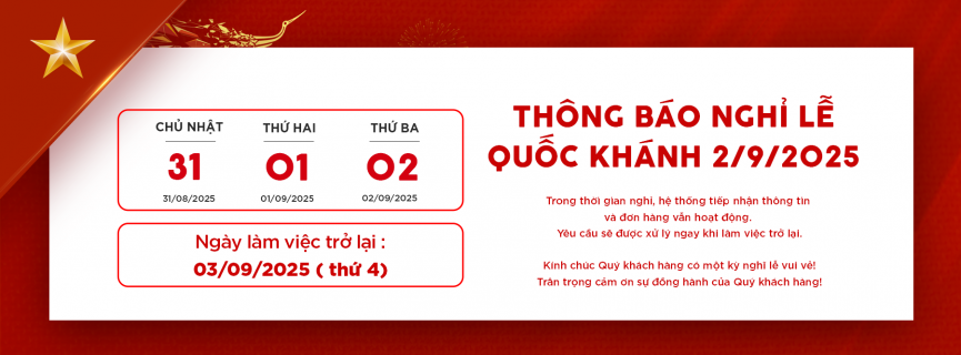 NGHỈ LỄ 2/9