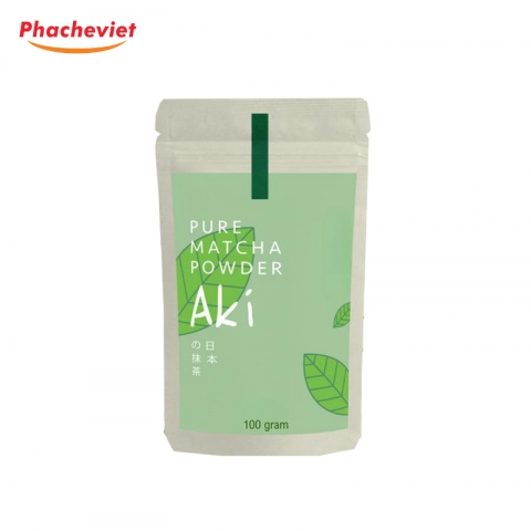 Bột Trà Xanh Matcha Aki Nhật Bản 100g
