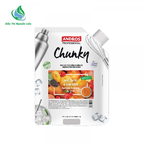 Chunky Andros Mơ Sơ Ri - Hạt Chia
