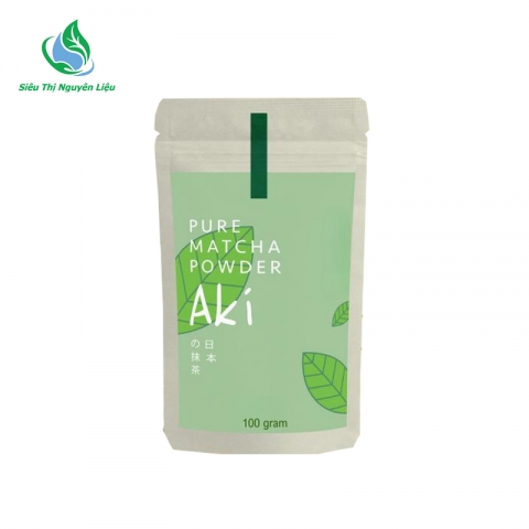 Bột Trà Xanh Matcha Aki Nhật Bản 100g