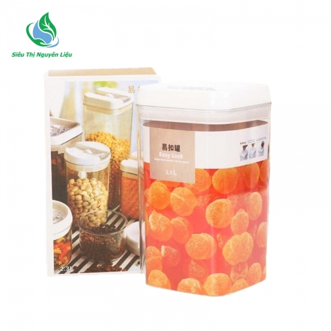 Hộp đựng bột chống ẩm dang đựng 2,3L