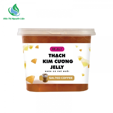 Thạch Jelly Kim Cương Cà phê muối