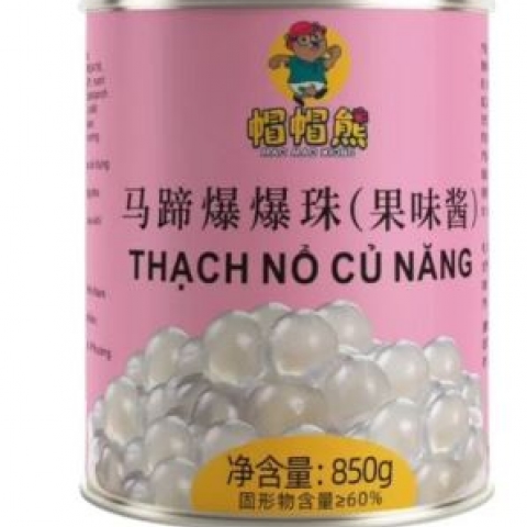 Thạch Nổ Củ Năng Maomao Trắng 850gr