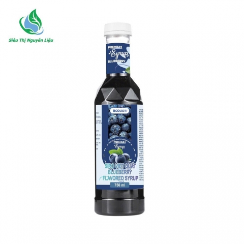 Syrup Boduo Premium Việt quất 750ml