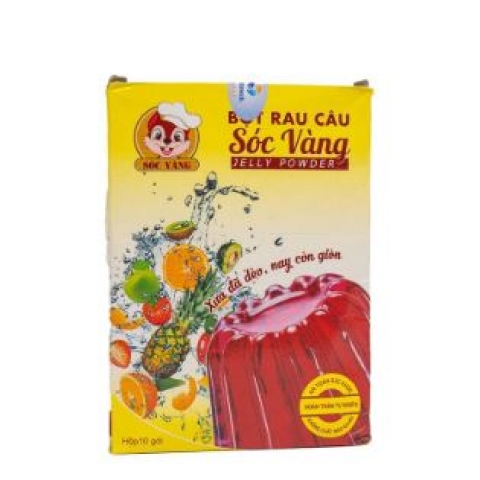 Bột rau câu dẻo Sóc Vàng