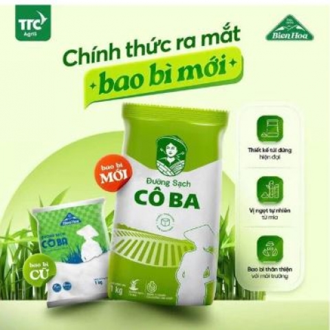 Đường Trắng Cô Ba 1Kg