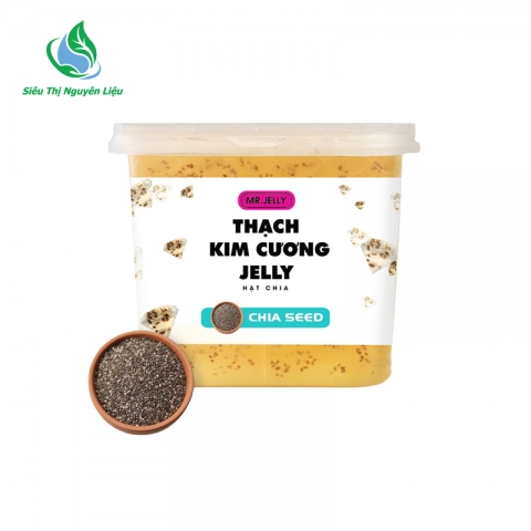 Thạch Jelly Kim cương Hạt chia