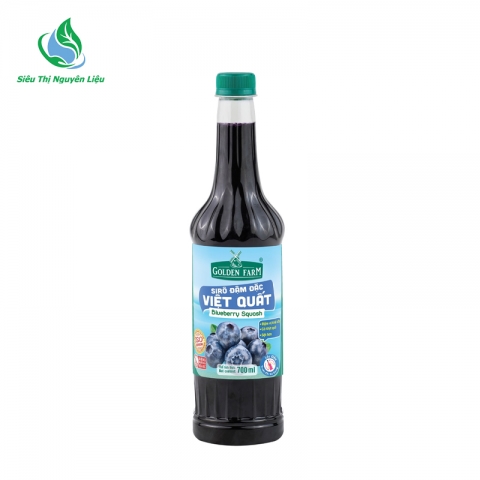 Syrup GF 700ml Việt Quất Đậm Đặc