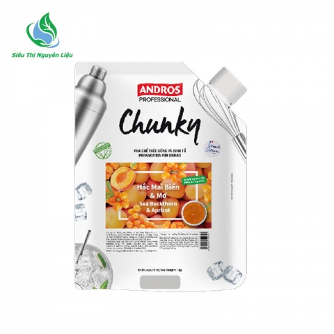 Mứt Chunky Mơ Hắc Mai Biển Andros 1kg