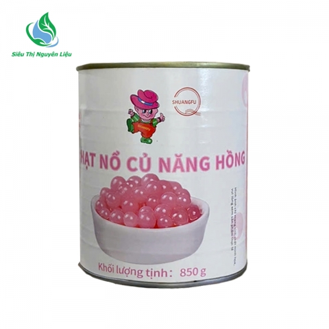 Thạch hạt nổ củ năng Shuangfu hồng