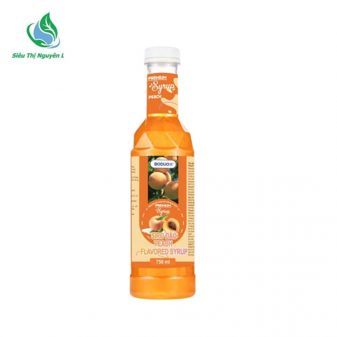 Syrup Boduo Premium Đào 750ml