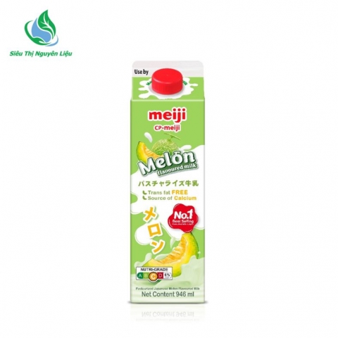 Sữa Tươi Thanh Trùng Meiji Dưa lưới 946ml